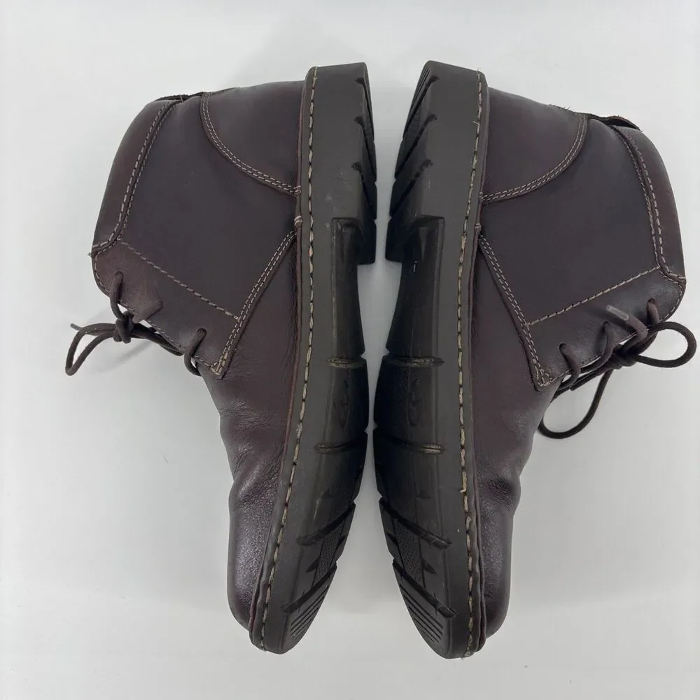Clarks Stratton Limit Chukka Ankle Boots Lace Up Brown Leather Men Size 10.5￼M